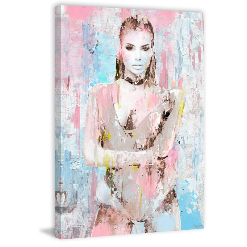 Ready For The Beach II by Parvez Taj - Wrapped Canvas Painting, 38cm H x 25cm W