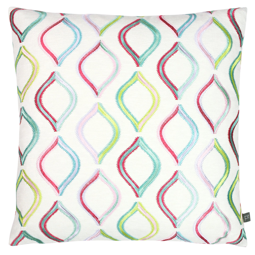 Geometric Square Cushion