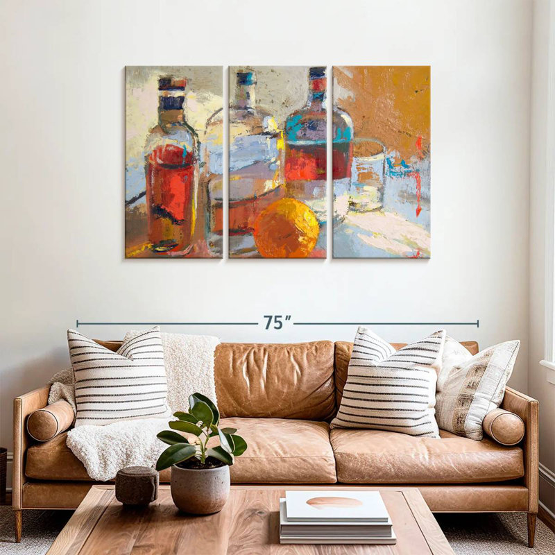 Yarlin Bourbon Lv¢Orange, 36" H x 57" W