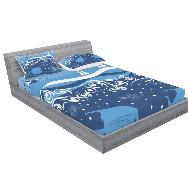Microfiber Sheet Set, Full Sheet Set with Fitted Sheet