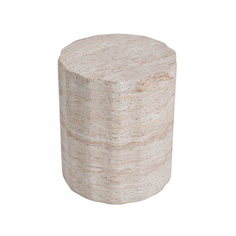 Table d'appoint d'extérieur / d'intérieur en béton léger