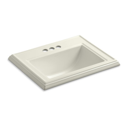 Memoirs® Rectangular Drop-In Bathroom Sink with Overflow