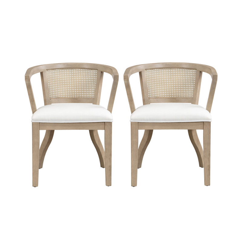 Chaise Ashia, Crème / frêne clair