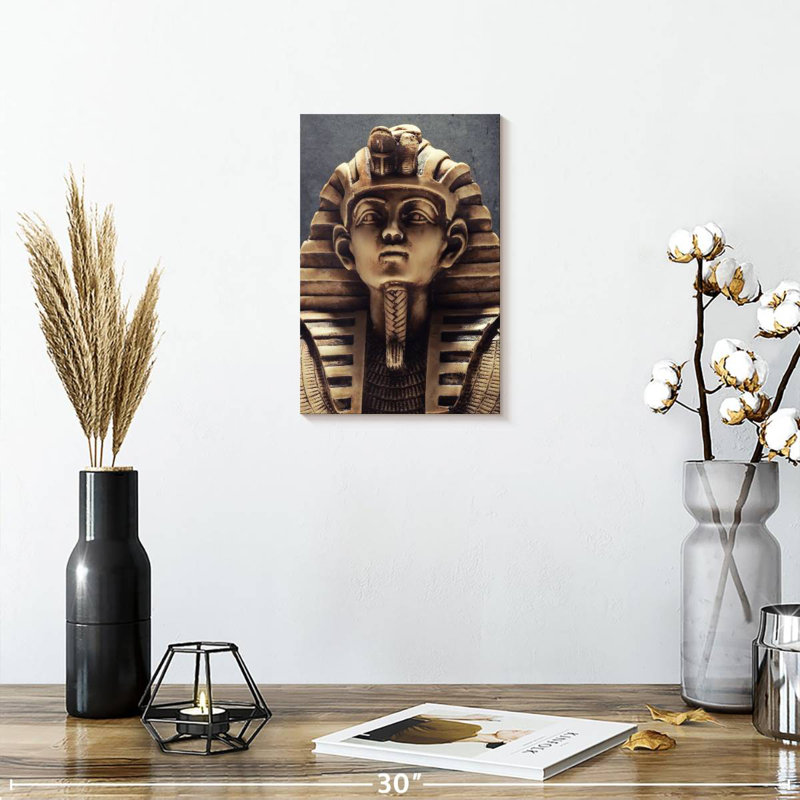 Leisha Pharaon égyptien Toutankhamon, H 12 po x l 8 po