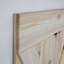 Gaskins Solid Pine Sliding Door Unfinished