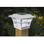 Éclairage de poteau de clôture à DEL intégrée à énergie solaire 4 po x 4 po avec adaptateur de base inclus Prestige-23282567-23282568