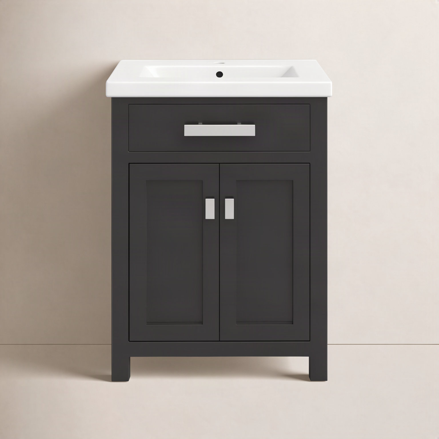 Caitlyn 24" Single Bathroom Vanity, Espresso