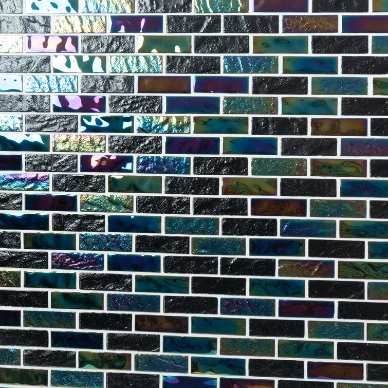 WS Tiles Swimming Pool Series Night Sky 12-in x 12-in Polished Glass Brick and Wall Tile (15-sq. ft/ Carton) | WSD-RW05