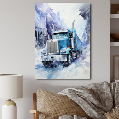 Graben " Turquoise Semi Truck Arctic Hauler I "