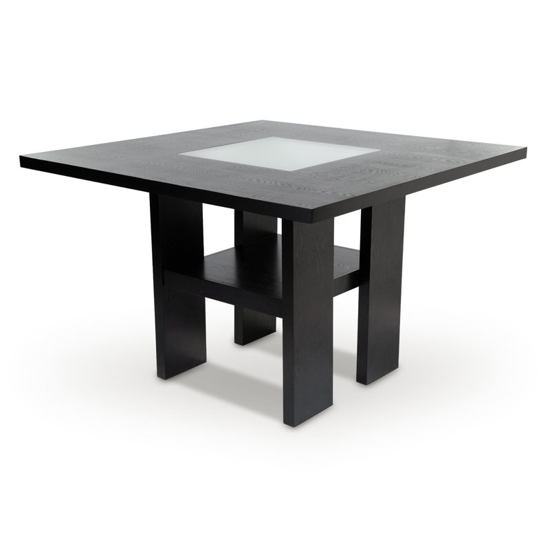 Babli 5-Piece Counter Height Dining Table Set, 5 Pieces: Table, 4 Chairs
