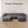 Corduroy Modular Fabric Foam Ottoman