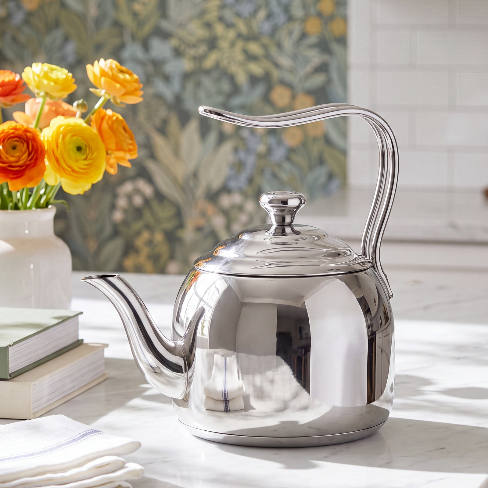 Chicago Gooseneck Stovetop Kettle, 3.5