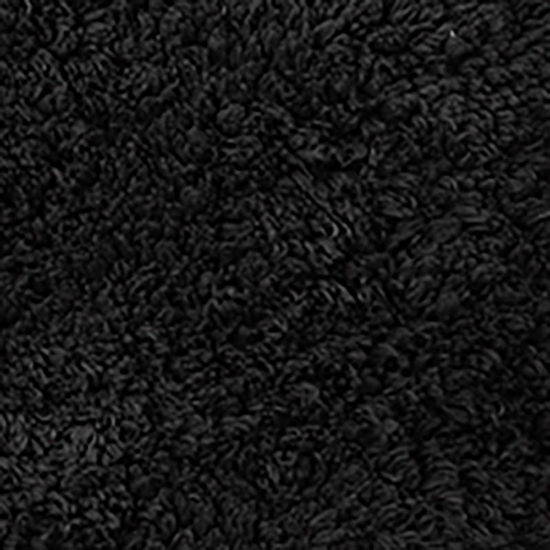 Antigona Soft Bath Rug, 17" W x 24" L, Black