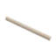 12" x 0.75" Polished Marble Pencil Liner Tile Trim in Cream