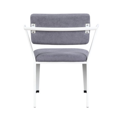 Chaise de bureau en tissu et finition