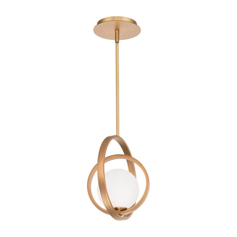 Luminaire suspendu sphère 1 lumière DEL Ellington