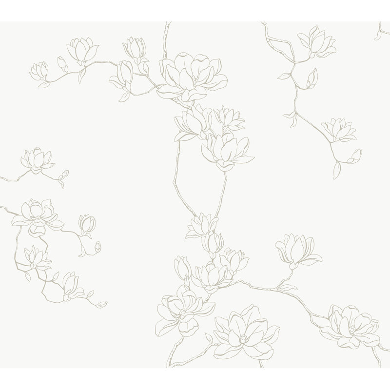 Papier peint Magnolia Home Volume 4 Branches, Beige