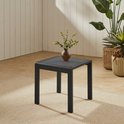 Square Outdoor Side Table , 18.75 " W 18.75 " D