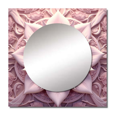 Pipina - Boho Mandala Square Mirror Wall Decor For Bedroom