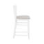 Tabouret de comptoir blanc Egisto