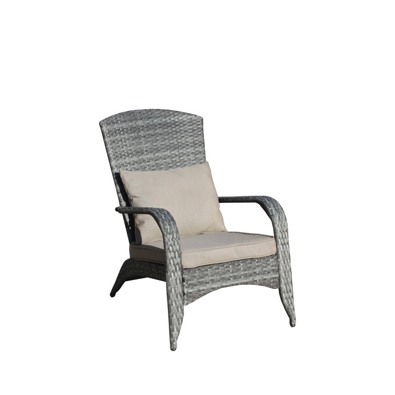 Patio Chair with Cushions( Grey Cushion)
