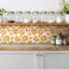 Baty 30cm x 30cm PVC Mosaic Tile in Yellow