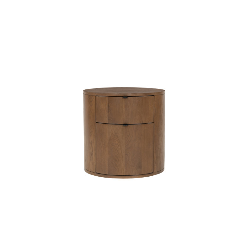 THEO TWO DRAWER NIGHTSTAND, Brown