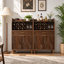 Armoire à vin sculptée Ewyn