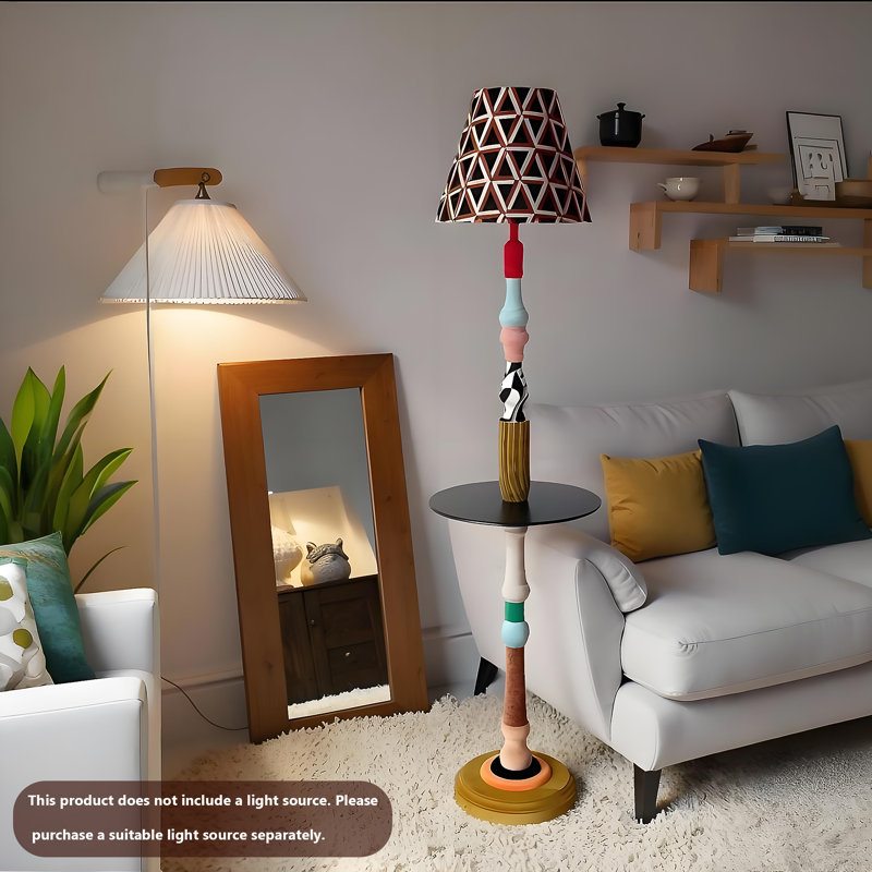Lampe sur pied de salon moderne minimaliste 64,96 "avec table d'appoint, lampe de table Creative