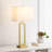 28.5" Metal Table Lamp Set With USB, Type-C Ports And Built-in Outlet(Set of 2)-346653838