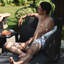 Deance Outdoor Fabric Unity Double Sunlounger-626395514-626395451