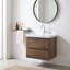 Meuble-lavabo suspendu de 61 cm (24 po) en mélamine en bois, résistant à l'eau, avec lavabo intégré en résine et carbonate de calcium, entièrement assemblé.-100920977-141936278