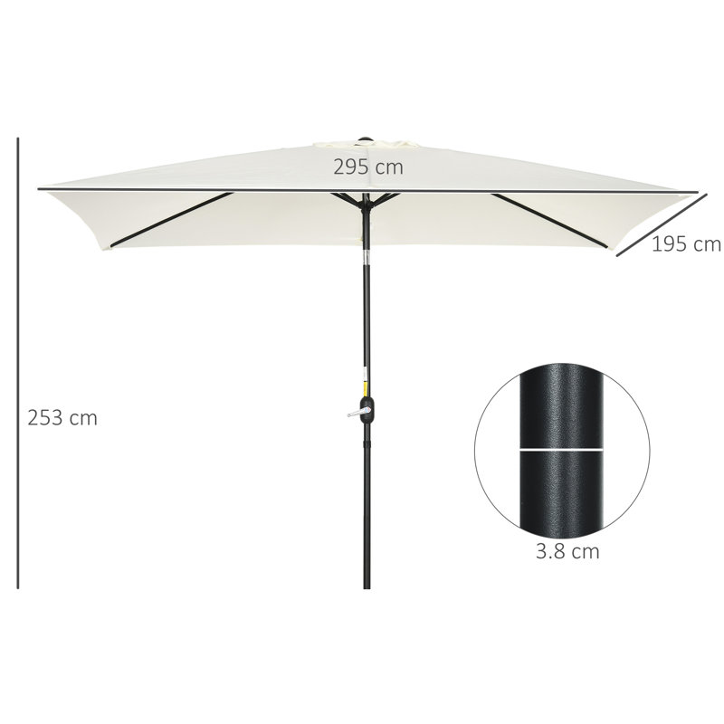 Aspacia 295cm Market Parasol