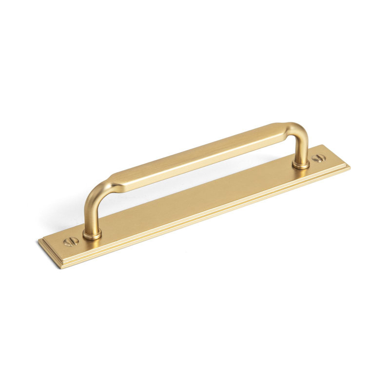 Classical Bar Pull With Backplate(G015) Multipack, 5", Champagne Bronze