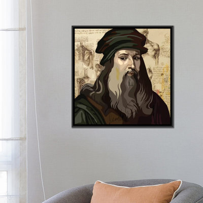 «Leonardo da Vinci», impression sur toile