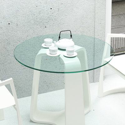 30" Inch Tempered Glass Table Feature, 1/4" Thick, Wear For Different Tables Thick Top, Square, Clear, Glossy Polished Edge, , , Heat Corrosion Impact Uses