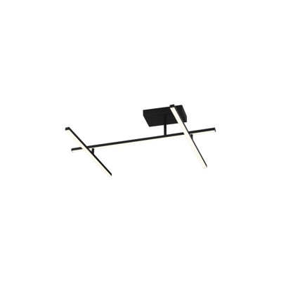 F9324CC77B3D42F09342796070AB9C2F Duo Adjustable Led Semi-Flush Matte Black
