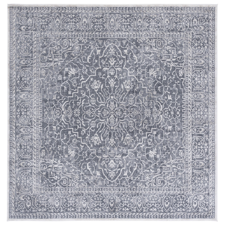 Calidia Power Loom Dark Gray/Cream Rug