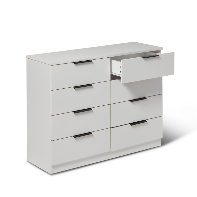 Glenhaven 3 Piece Bedroom Set, Pure White