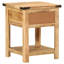 Houten 40cm W Solid Wood Bedside Table