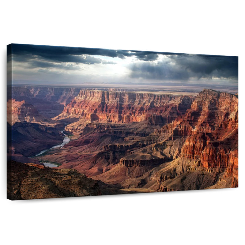 Grand canyon nuageux, H 8 po x l 12 po