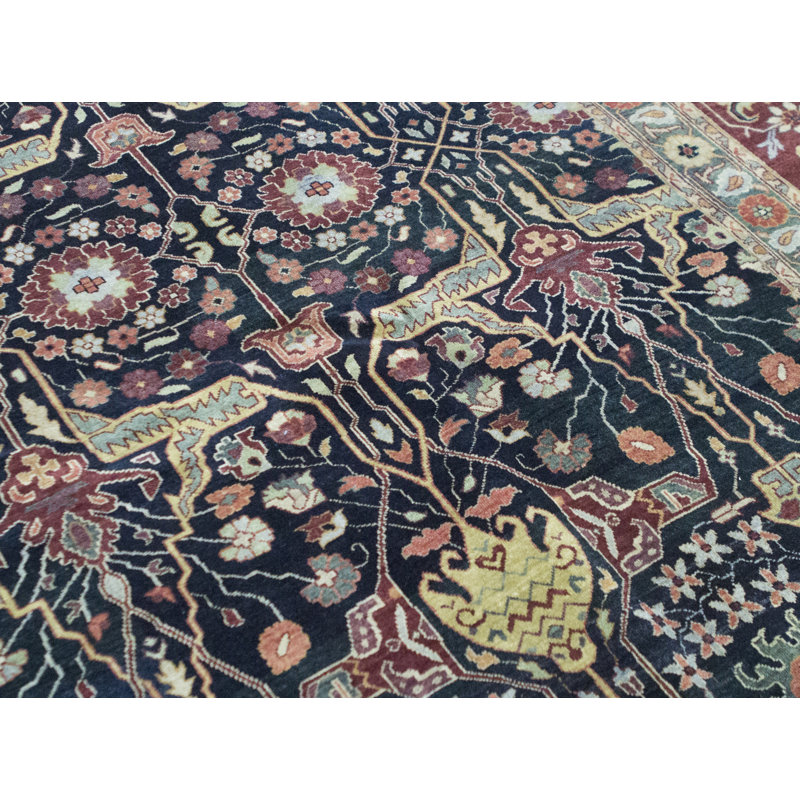 Bakshahesh Hand Woven Wool Oriental Area Rug, Rectangle 10' x 14'