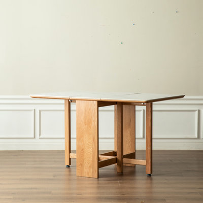 Solid Oak Extending Dining Table With Rock Slab Top, Triangular Desk, Easy To Manage And Clean Legs Rectangular Faux Slab, Waterproof Scratch - , Asse