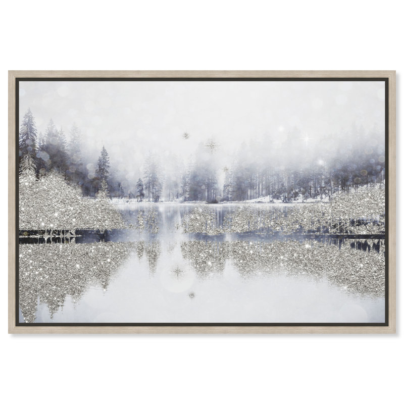 «Forest Forest» par Art Remedy, cadre en chêne naturel, 15 x 10, Natural Oak Frame, H 11 po x l 16 po