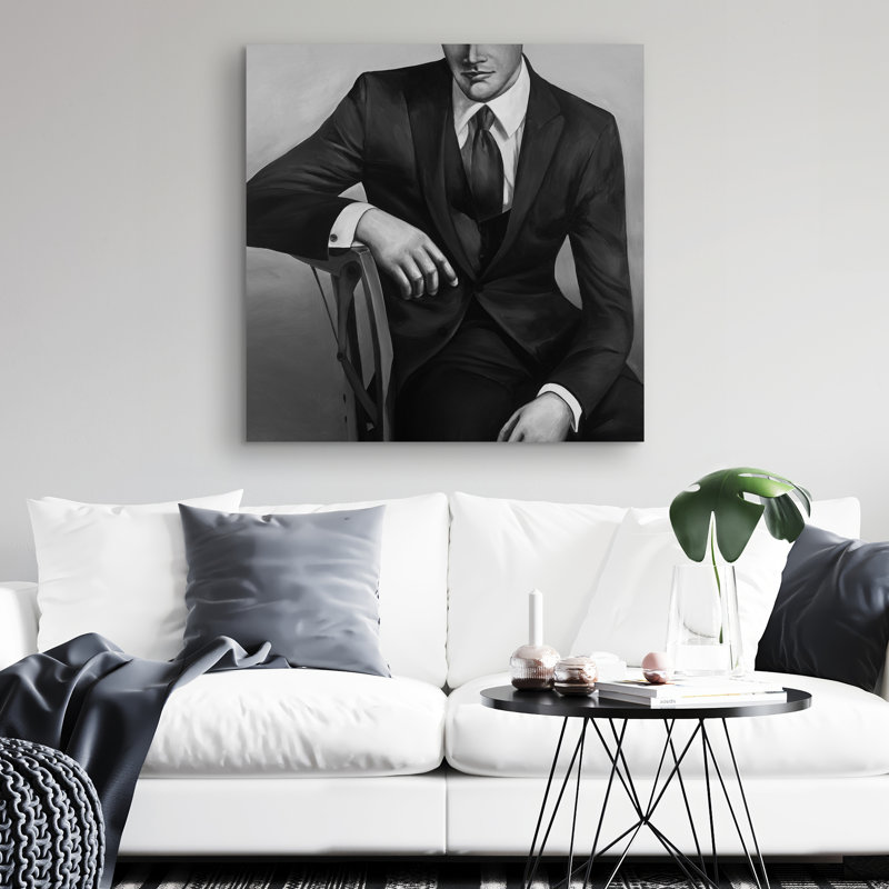Businessman - 32"x32" art on canvas