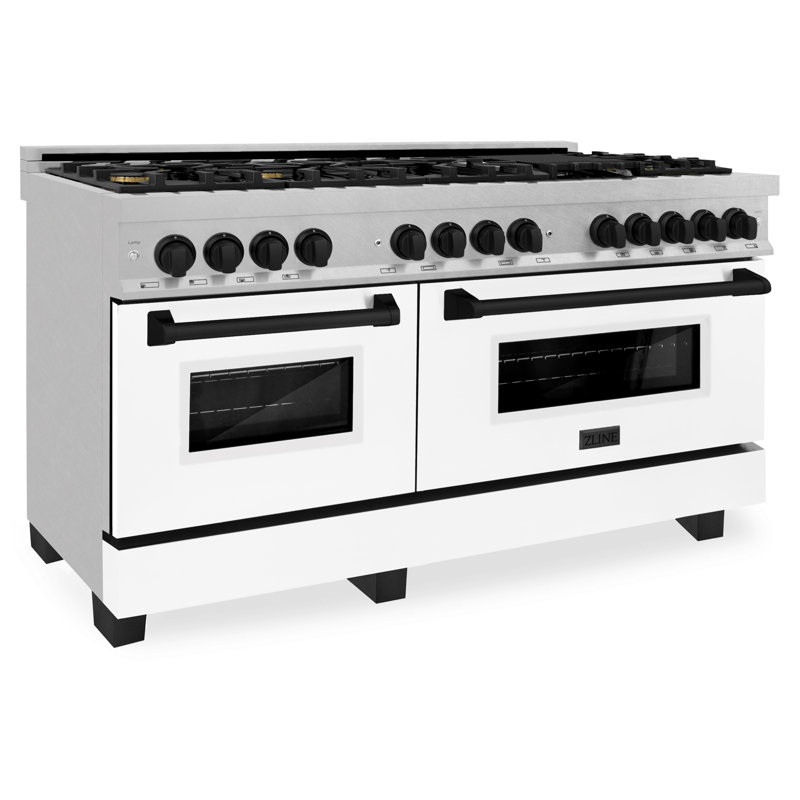 ZLINE Autograph 60" Legacy Dual Fuel Range, Matte Black