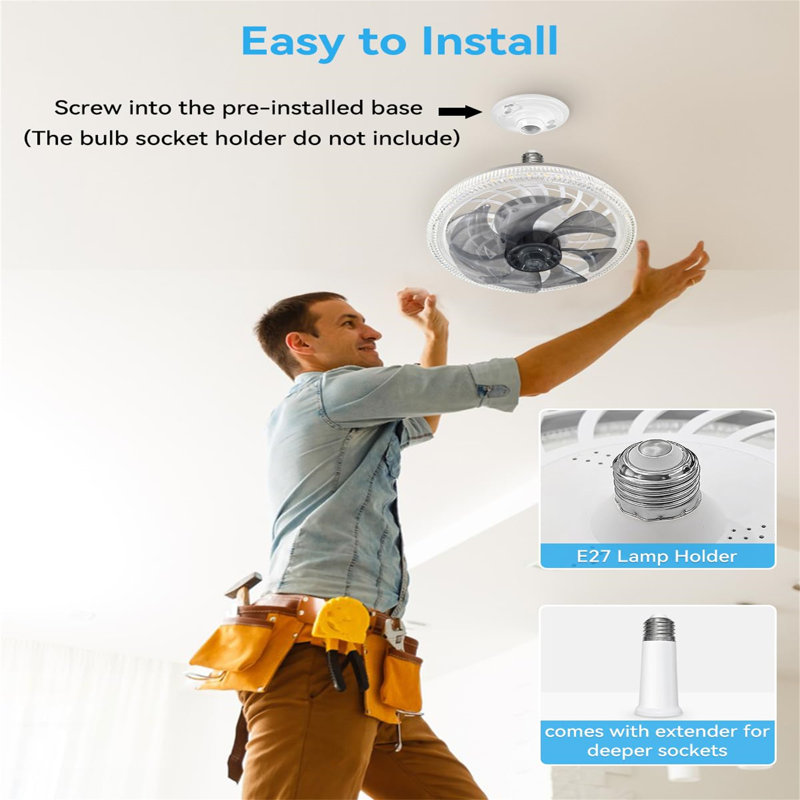 Ceiling Fan with LED Lights