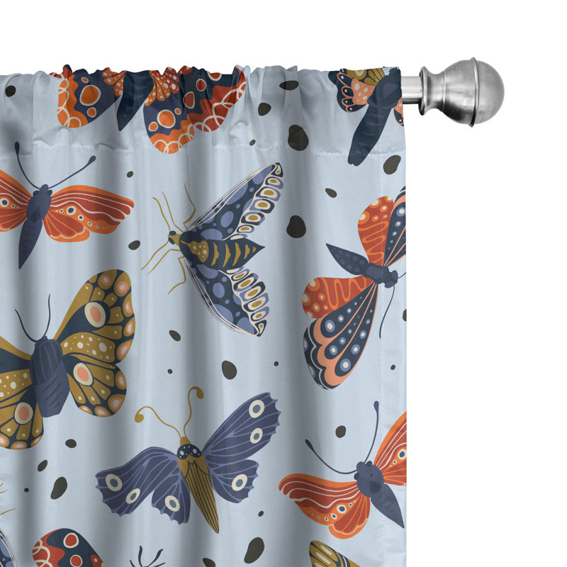 Semi Sheer Curtain Pair, 28" W x 95" H