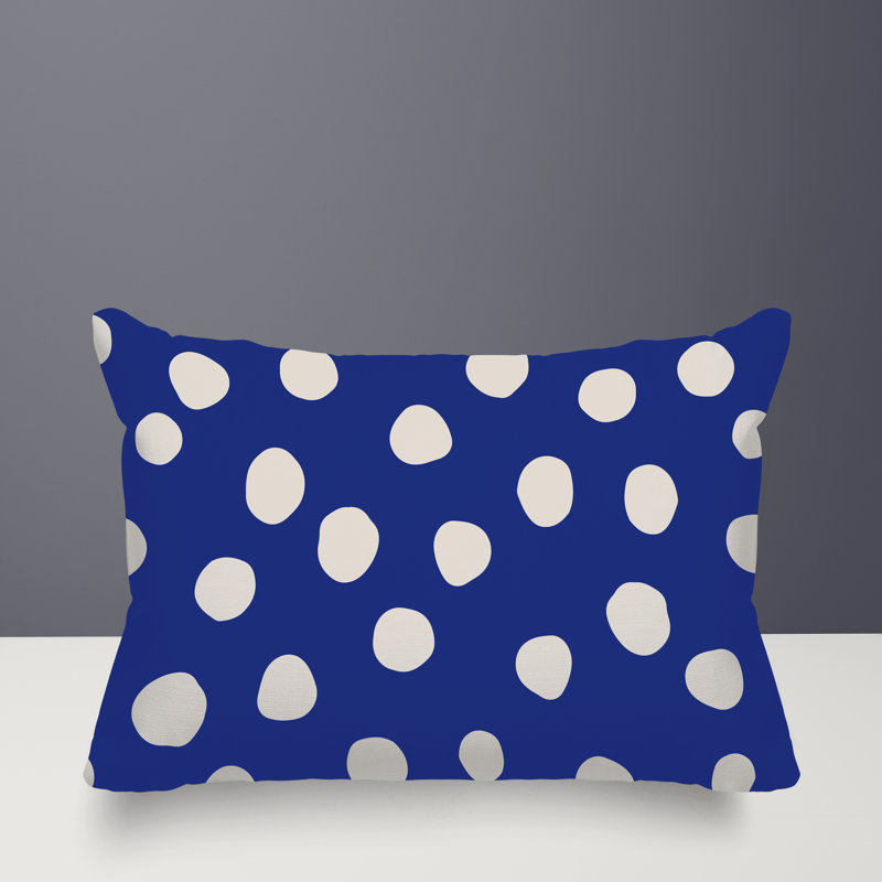Coussin lombaire réversible intérieur / extérieur Sofi Minimalist, H 18 po x l 25 po, Marine