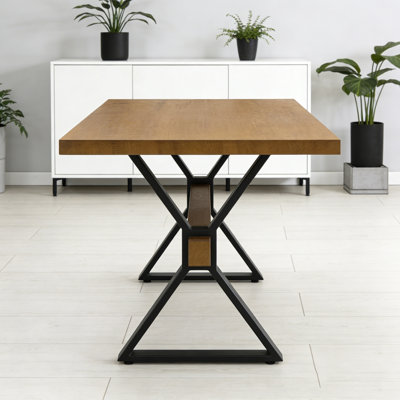 X-shaped legs Dining Table